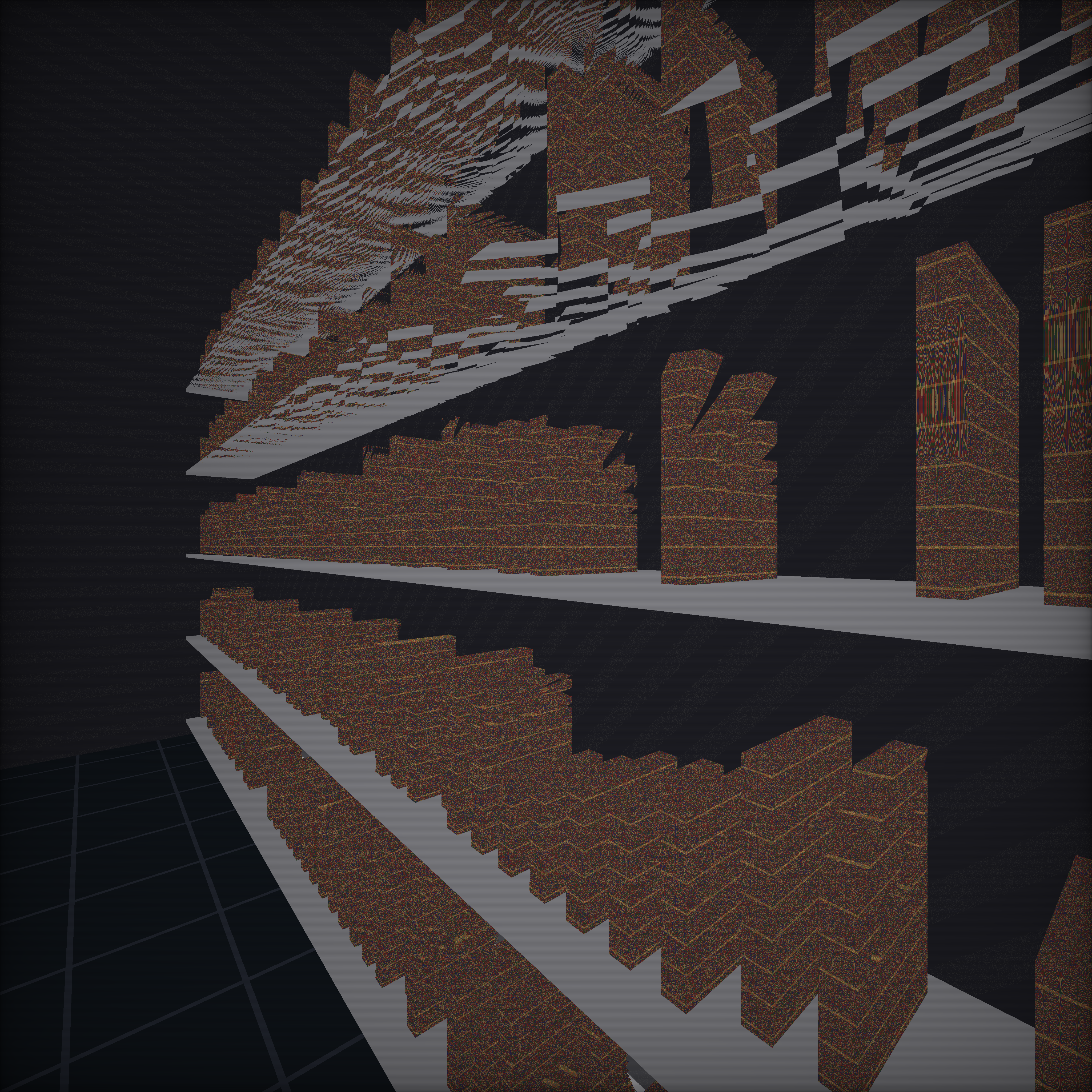 Sluice corridor — bookshelf