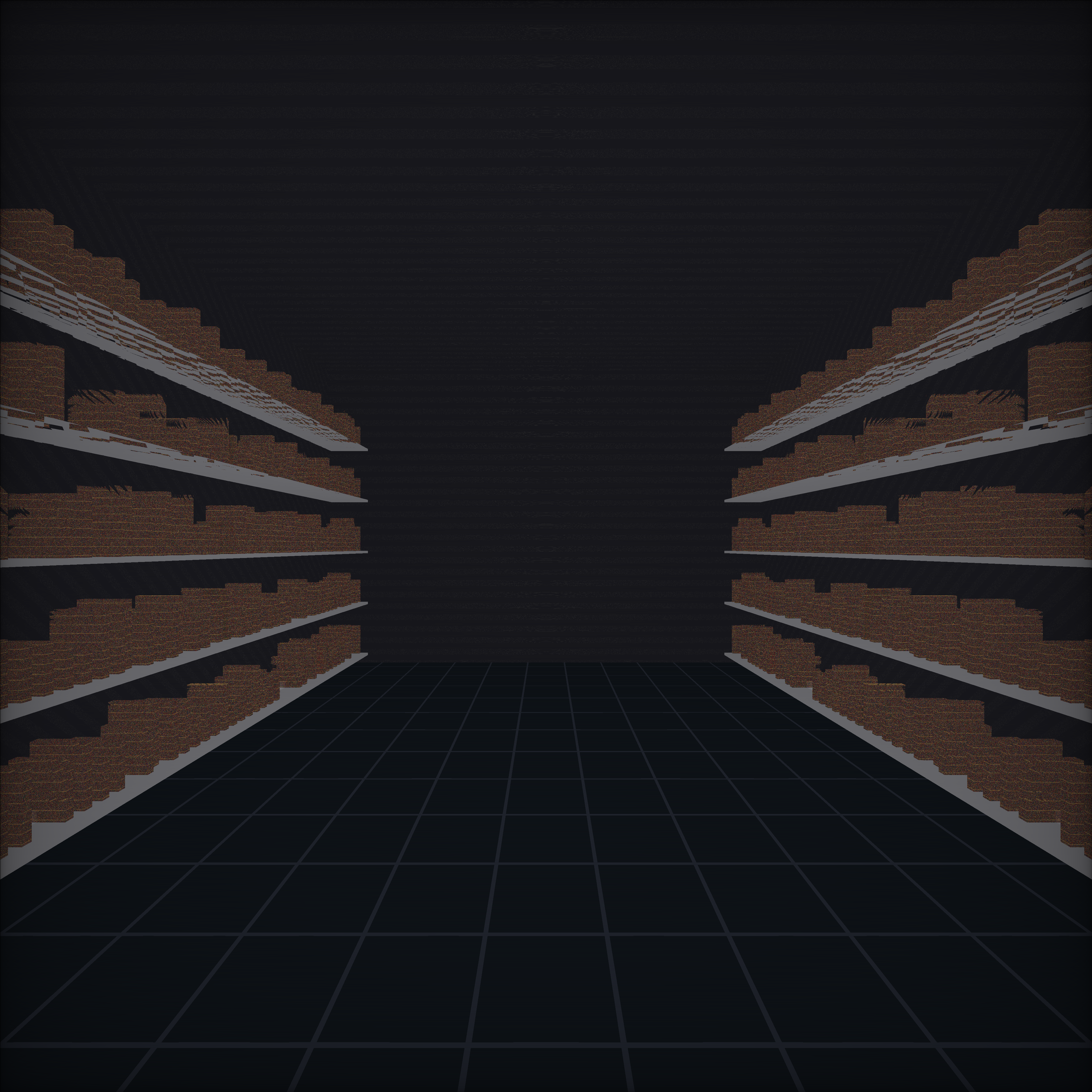 Sluice corridor — gate open