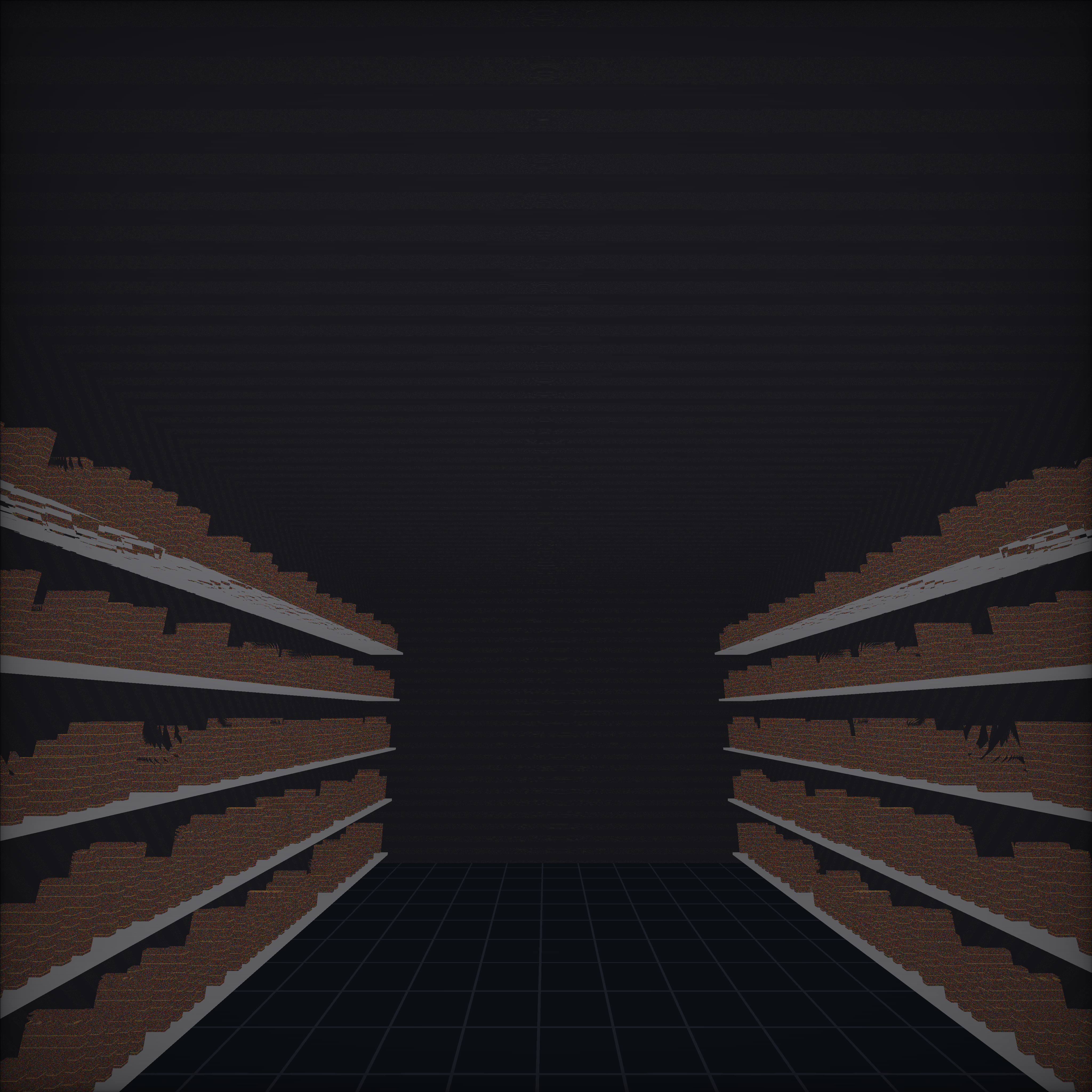 Sluice corridor — hologram close